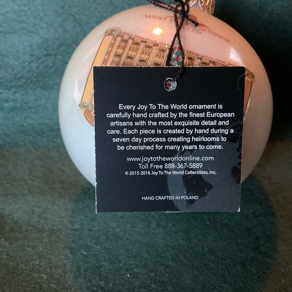 NWOT West Baden Atrium Ball Ornament - Picture 7 of 8